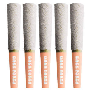 Back Forty - Frosted Icicles Infused Pre-Roll - Peach Lemonade - Sativa - 5x0.5g